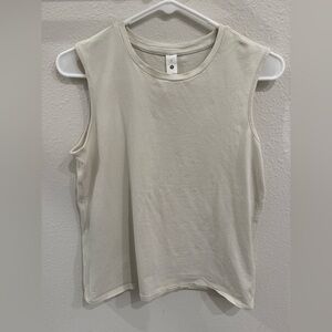 Lululemon Athletica Cream Muscle Tee